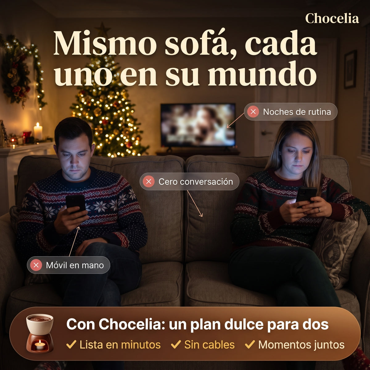 Taza fondue de chocolate