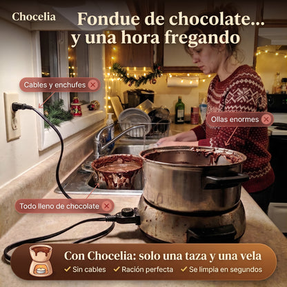 Taza fondue de chocolate